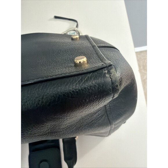 Coach Swagger Carryall Satchel Shoulder Bag Black Pebbled Leather Handbag - Picture 16 of 16